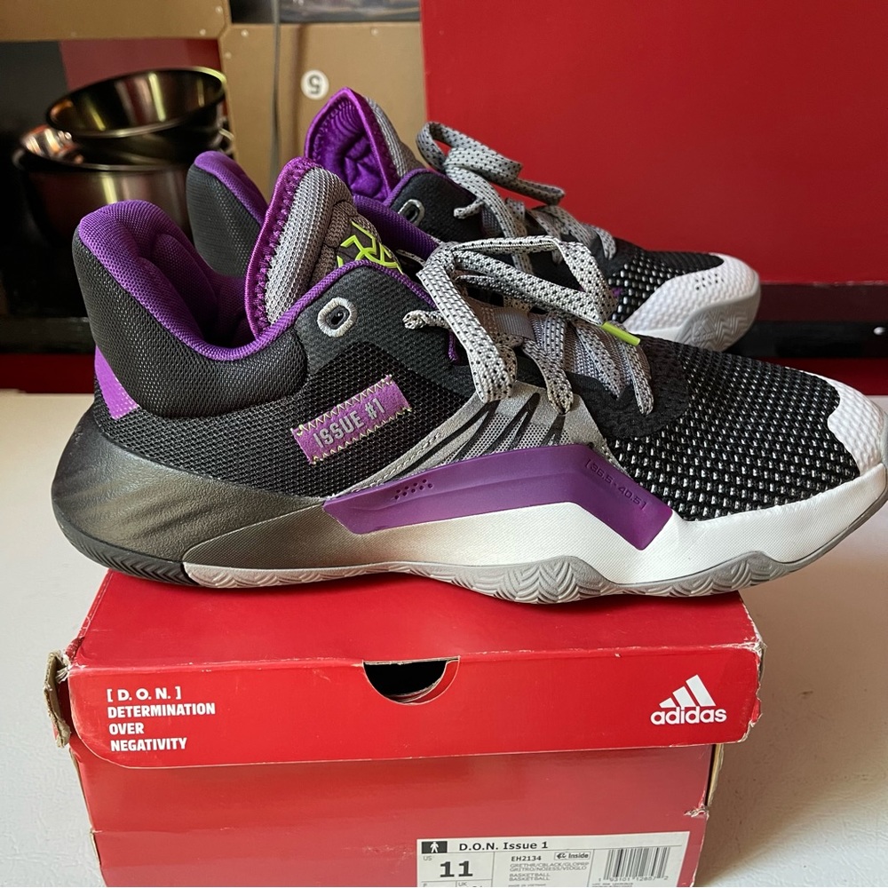 Adidas D.O.N Issue 1. Size 11. Tried on never worn.With box.